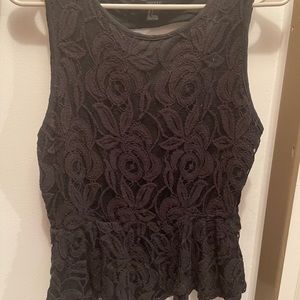 Black Lace Top